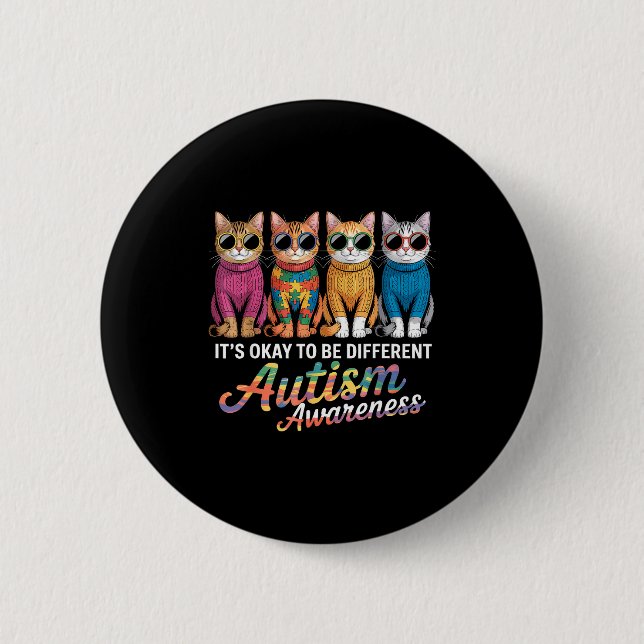 Autism medvetenhet autistisk  knapp (Framsida)