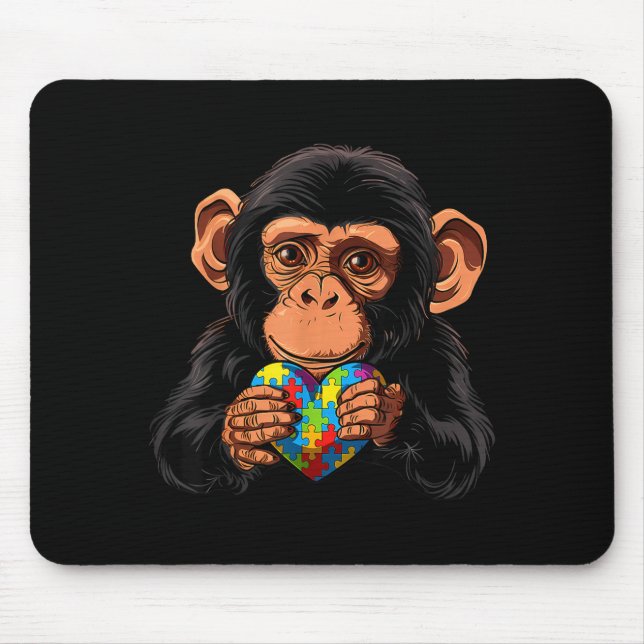 Autism medvetenhet autistisk  musmatta (Framsidan)