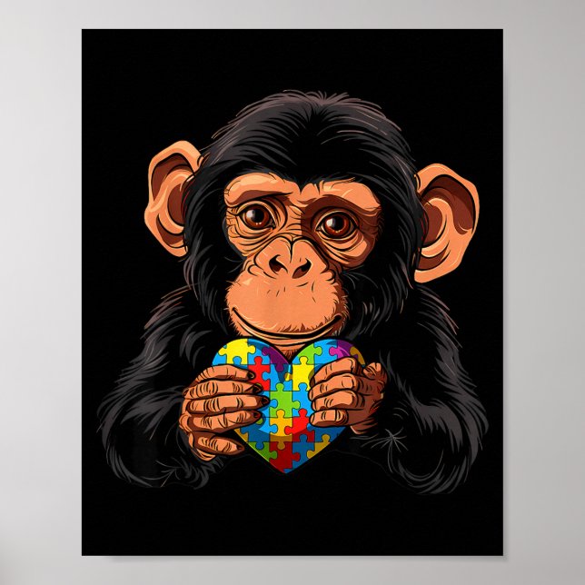 Autism medvetenhet autistisk  poster (Framsidan)