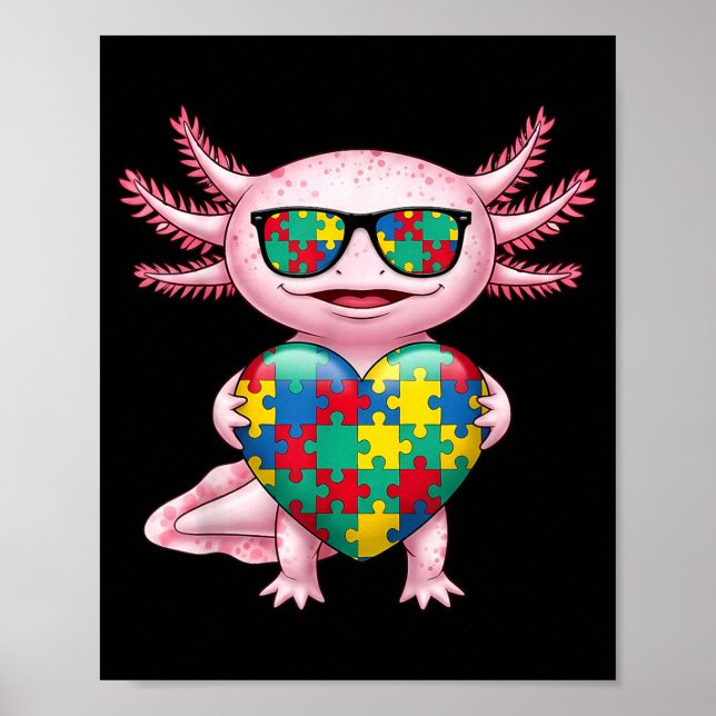 Autism medvetenhet autistisk  poster (Framsidan)