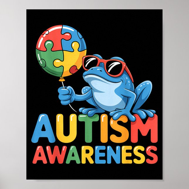 Autism medvetenhet autistisk  poster (Framsidan)