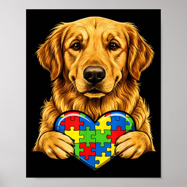 Autism medvetenhet autistisk  poster (Framsidan)