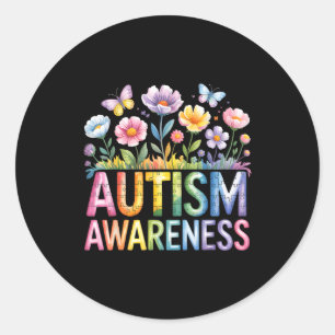 Autism medvetenhet autistisk runt klistermärke