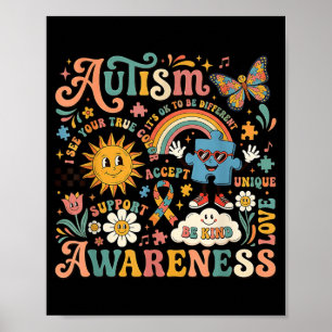 Autism Medvetenhet Det är Ok att Vara Annorlunda S Poster