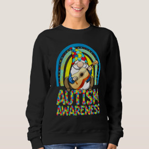 Autism Medvetenhet Gnome Regnbåge Autism Barn Älsk T Shirt