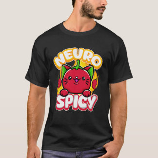 Autism Medvetenhet Katt Neurospicy Specialutbildni T Shirt