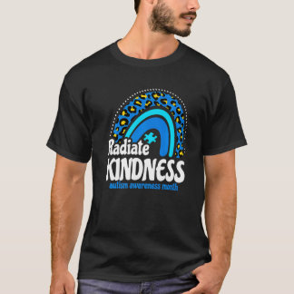 Autism Medvetenhet Månad Utstråla Vänlighet Lärare T Shirt