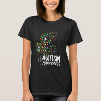 Autism Medvetenhet Maskros T Shirt