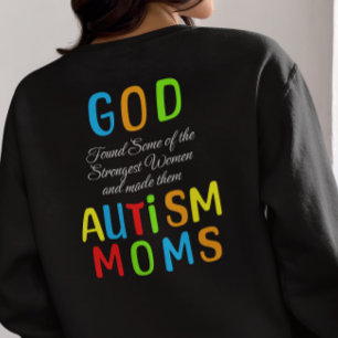 Autism Medvetenhet om Mamma Gud gjorde Mor Gift T Shirt