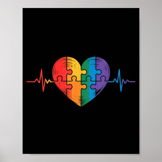 Autism medvetenhet  poster (Framsidan)