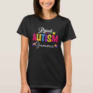 Autism Medvetenhet Pussel Band Stolt Autism Gammi T Shirt
