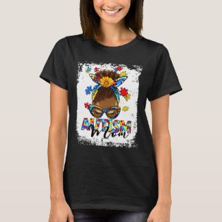 Autism Medvetenhet Pussel Svart Kvinna T Shirt