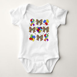 Autism Medvetenhet Pusselbit Coquette Slinga T Shirt