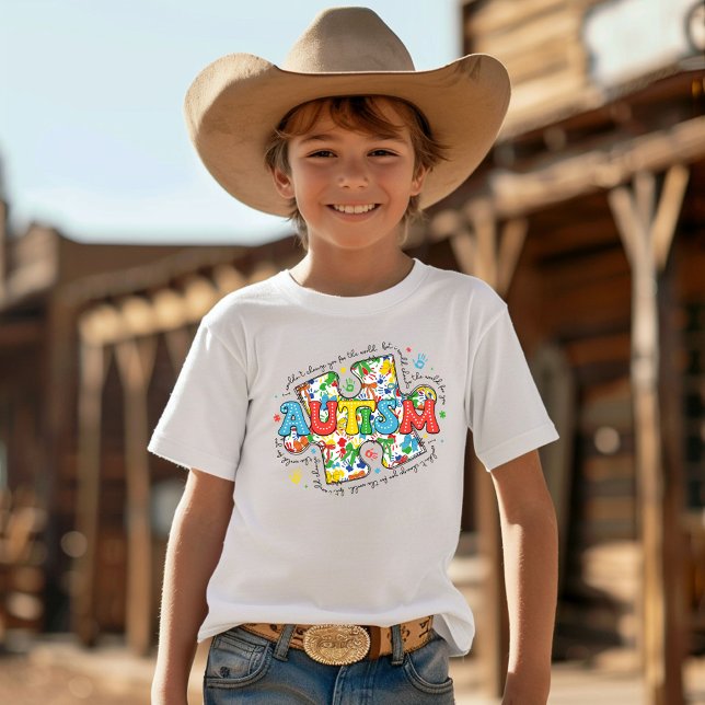 Autism Medvetenhet Pusselbit T Shirt (Skapare uppladdad)
