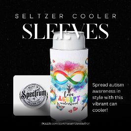 Autism Medvetenhet Seltzer Kan Kylare