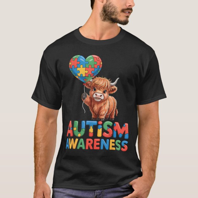 Autism medvetenhet  t shirt (Framsida)