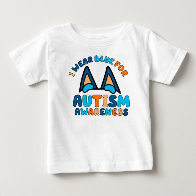 Autism Medvetenhet T-Shirt (Framsida)
