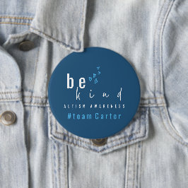 autism medvetenhet var snäll blå teamnamn modern  knapp
