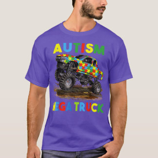 Autism Mega Lastbil Manar Kvinnor i, barn, Autism T Shirt