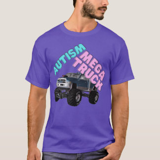 Autism Mega Lastbil monstret lastbil älskare 3 T Shirt