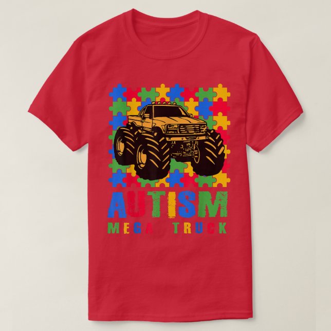 autism mega lastbil shirt t (Design framsida)