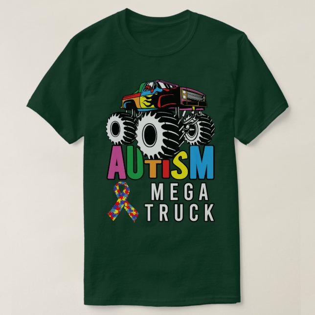 Autism Mega Truck - Mega Truck75 T Shirt (Design framsida)