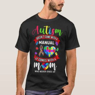 Autism Mom Costume Women Autism Awareness Mom Cute T Shirt