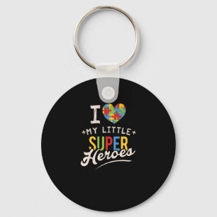 Autism Month T-Shirt for Speciell Education Teache Nyckelring