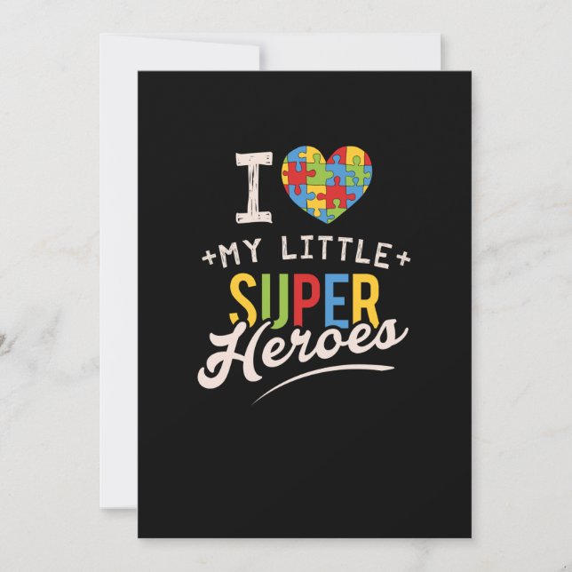 Autism Month T-Shirt for Speciell Education Teache Spara Datumet (Framsida)