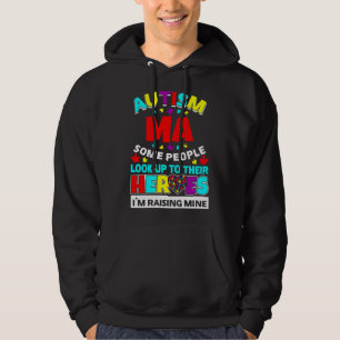 Autism Morsa folk vaknar upp sina hjältar Stigning Hoodie