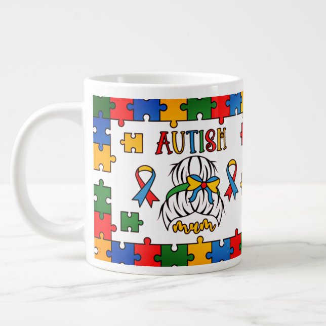 Autism Morsa - Jumbo Mugg (Vänster)