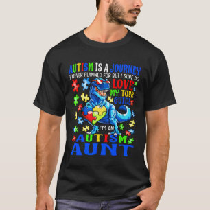 Autism Moster Journey Quote Autism Awareness Dinos T Shirt