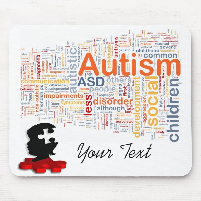 Autism Mousepad Musmatta (Framsidan)