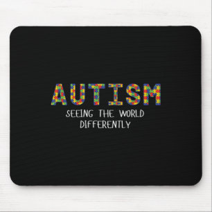 Autism när man ser världen på ett annat grafiskt s musmatta