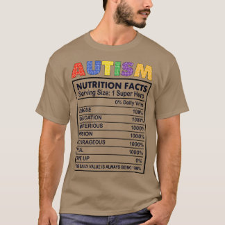 Autism Näringsfaktorer T Shirt
