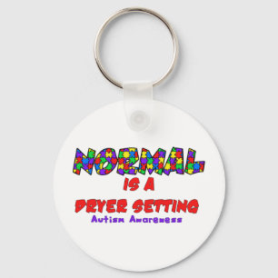 Autism Normal är en torktumlarinställning Nyckelring