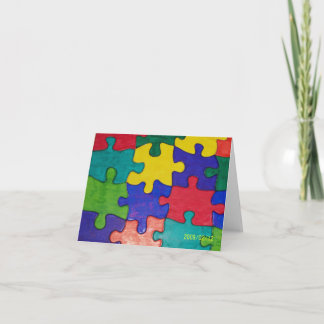 autism noterar kortet kort