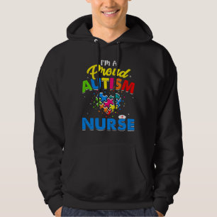 Autism Nurse Autism Awareness Accepterar support K Hoodie