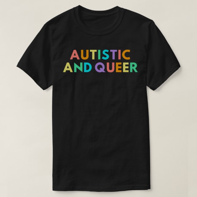 Autism och drottning t shirt (Design framsida)