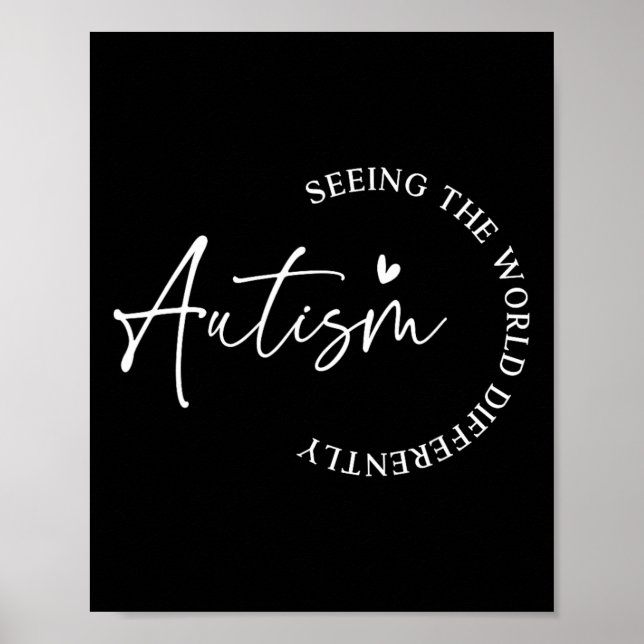 Autism: Olika Autism Awarene i världen Poster (Framsidan)