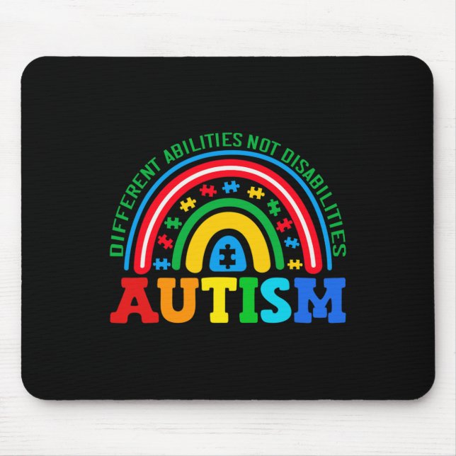 Autism Olika förmågor, inte funktionshinder Autism Musmatta (Framsidan)