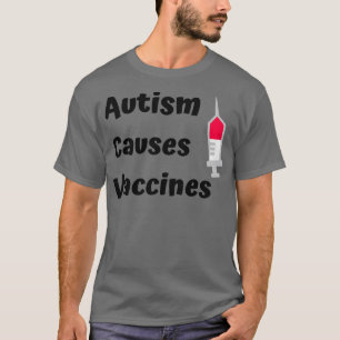 Autism orsakar vaccination Slogan Autism Acceptans T Shirt
