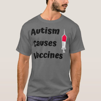 Autism orsakar vaccination Slogan Autism Acceptans T Shirt