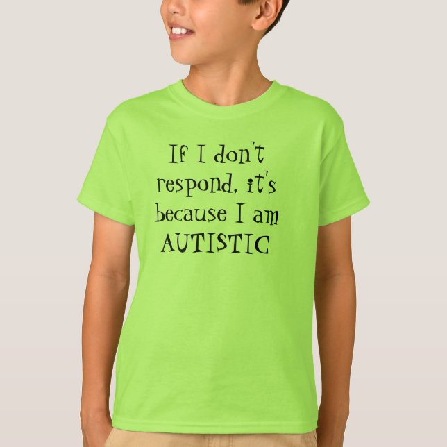 Autism-Outings T-shirt (Framsida)