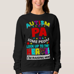 Autism Pa Folk tittar upp sina hjältar Stigning mi T Shirt