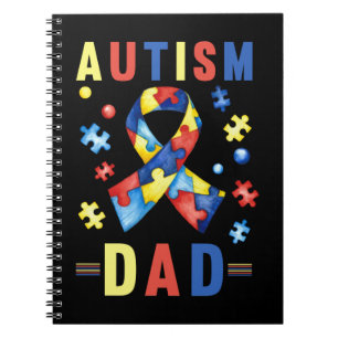 Autism Pappa Autistic Kids Proud pappa Anteckningsbok