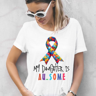 Autism Pappa| Autistisk dotter T Shirt