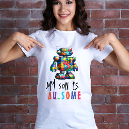 Autism Pappa / Mamma | Autistisk son T Shirt