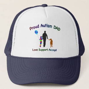 Autism Pappa med Hund Keps