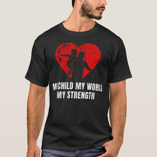 Autism Pappa Medvetenhet Stöd Neurodiversitet Stol T Shirt (Framsida)